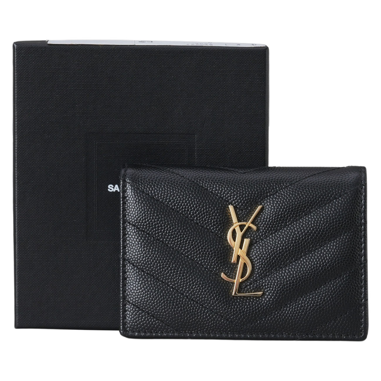 YVES SAINT LAURENT(USED)생로랑 596323 카산드라 카드지갑
